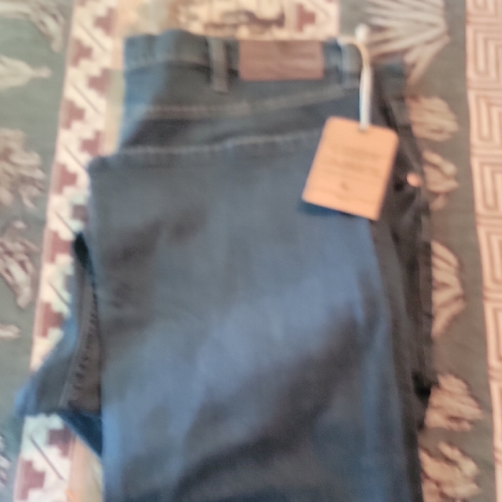 Blue Straight Jeans Stackable Style - image 5